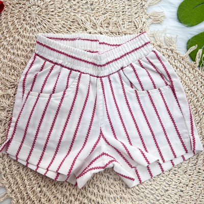 Conj Bata, Short e Bolsinha Vermelho